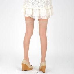 女士肉色长筒丝袜图片,肉色长筒丝袜的时尚演绎